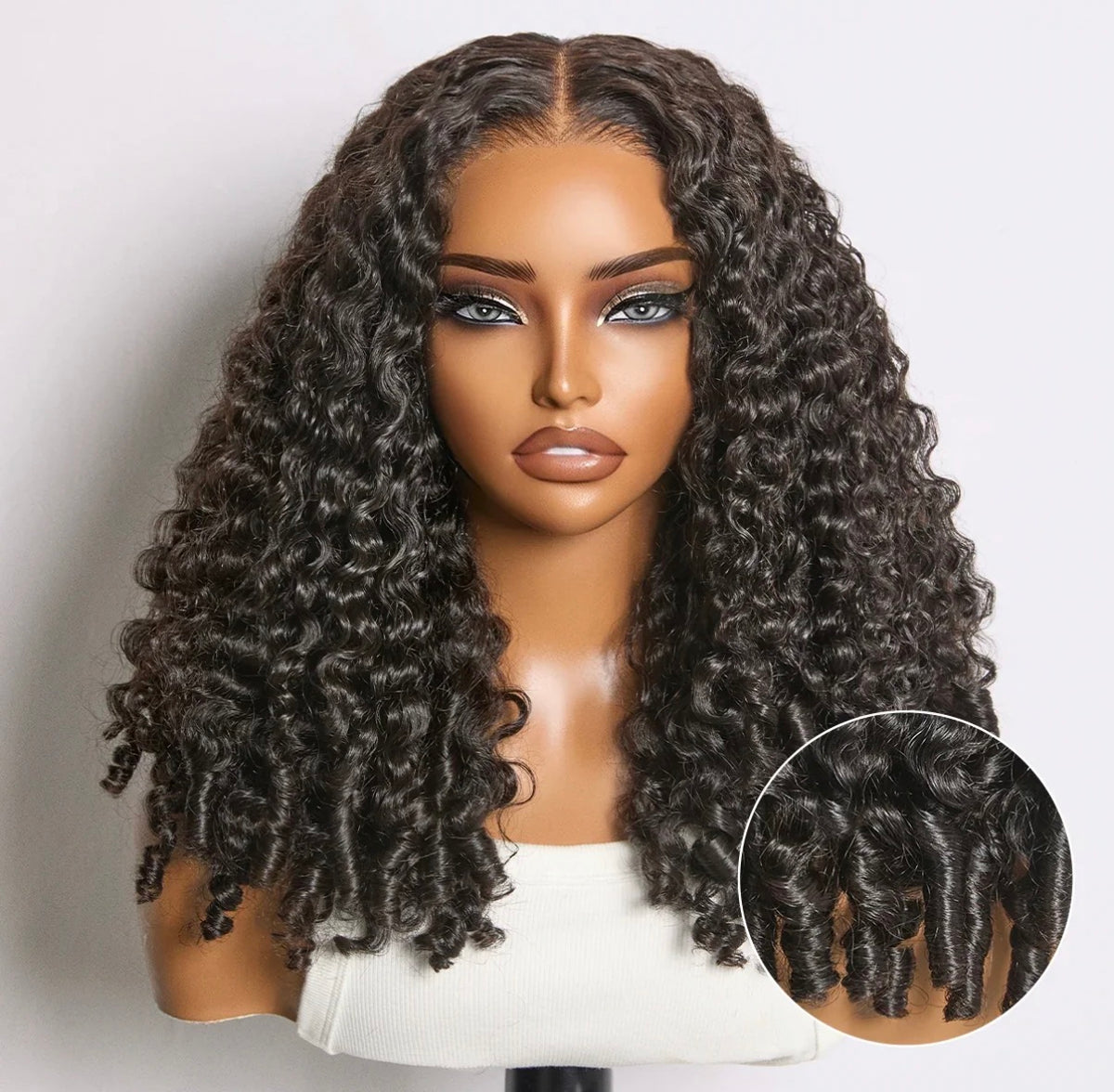 Burmese Curl Lace Frontal Wig