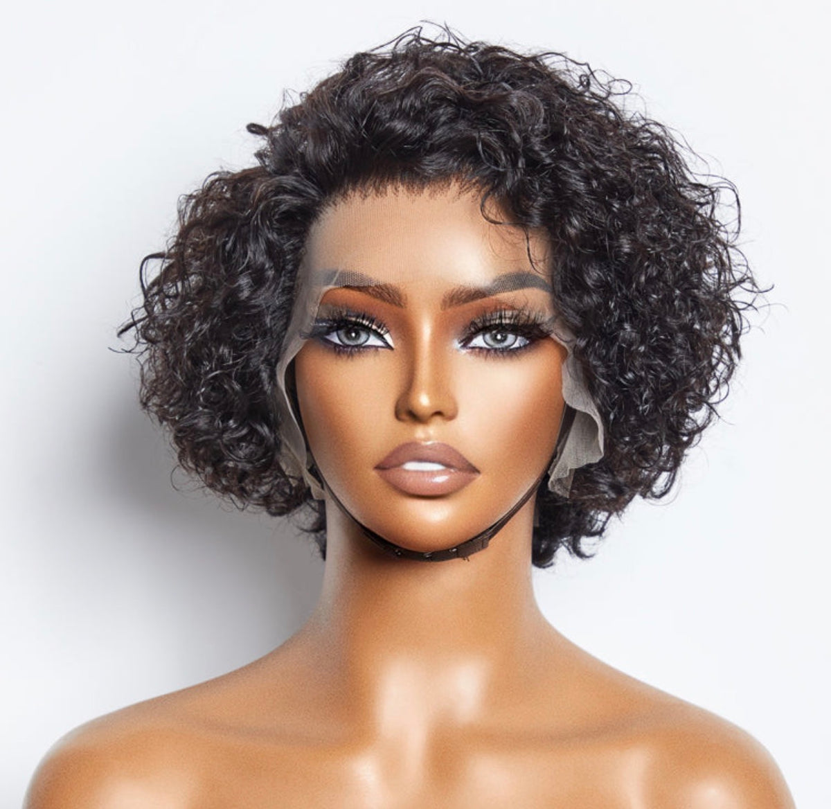 Curly Pixie Lace Frontal Wig
